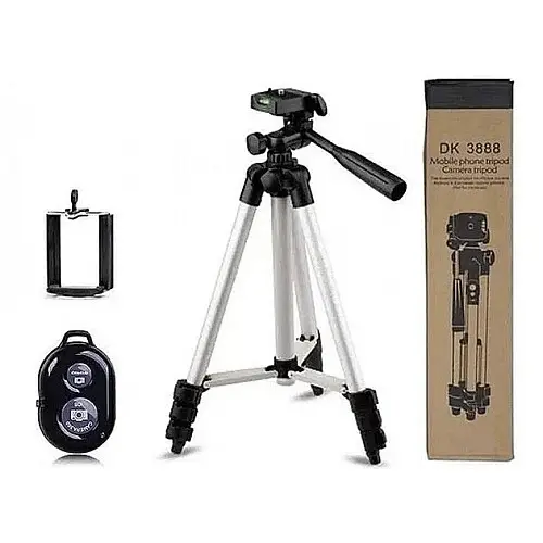 Штатив трипод RIAS DK-3888 с пультом ДУ 34.5-102 см Silver