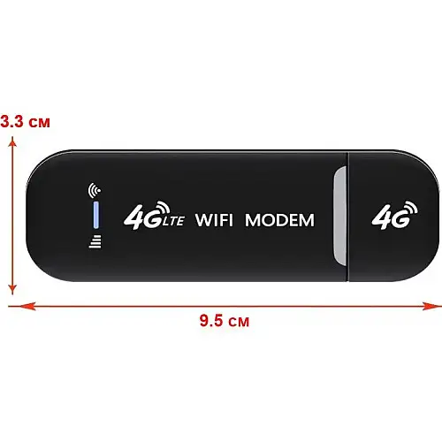 USB модем RIAS LTE Wi-Fi під SIM-карту Black