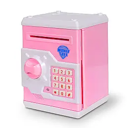 Копилка сейф Maxland MK 3916 18см Розовый