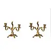 Набор Virtus Часы Mother With Angel 25 x 19см Два канделябра Lan Large 20 x 21см Золотистый (5753-4147SET)