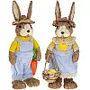 Фігурка інтер'єрна Bunny with a basket 18x14x44 см Bona DP118216