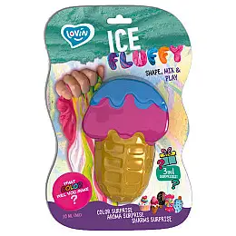 Лизун-антистрес "Ice Fluffy" ТМ Lovin 80125 ріжок 110 мл