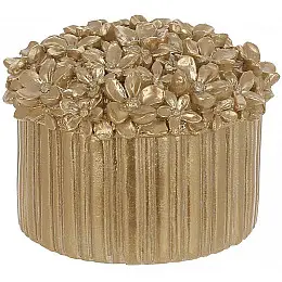 Декоративная шкатулка Цветы Сирени Gold 10х10х18 см DP219293 BonaDi