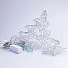 Гирлянда-штора Lugi Звезды и елки размер 3*0,9м 10 фигур желтый (1733072Y)