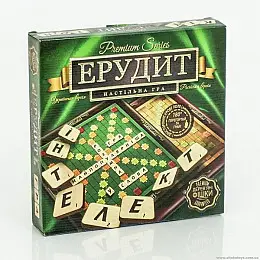 Ігра настільна "Ерудит" PREMIUM Danko Toys укр/рус