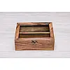 Дерев'яна коробочка для зберігання окулярів ecoWalnut 180х141х67 мм