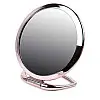 Двустороннее косметическое зеркало Stenson 15 см Mirror 3108 розовый