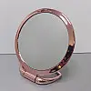 Двустороннее косметическое зеркало Stenson 15 см Mirror 3108 розовый