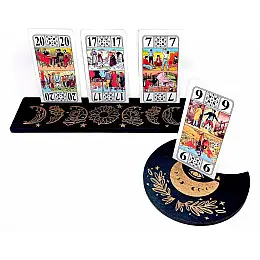 Подставки под карты Таро цветы DUKE Черная (DN34599)