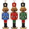 Набор елочных игрушек BonaDi Guardian dog 4х4.5х15 см Разноцветный 6 шт DP232163