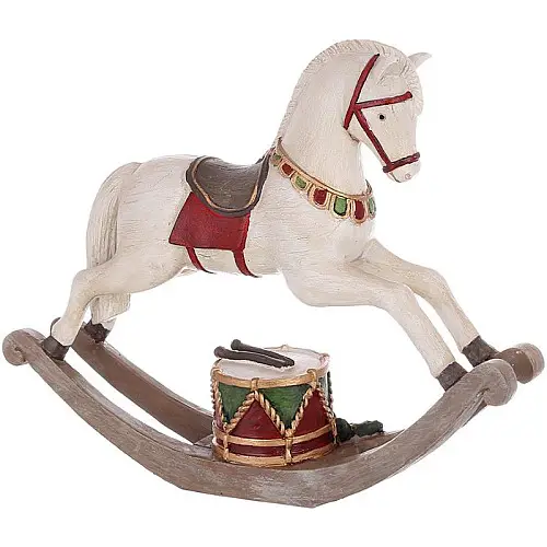 Настольная фигурка Rocking horse 24х6 см Ретро стиль BonaDi Разноцветный DP232173