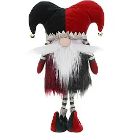Декоративная игрушка Dwarf in a jester costume 50 см Разноцветный BonaDi DP232195