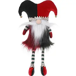 Декоративная игрушка Dwarf in a jester costume 43 см Разноцветный BonaDi DP232197