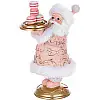 Новогодняя фигурка Santa with macarons 11х16 см Разноцветный BonaDi DP232256