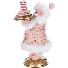 Новогодняя фигурка Santa with macarons 11х16 см Разноцветный BonaDi DP232256