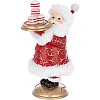 Новогодняя фигурка Santa with macarons 11х16 см Разноцветный BonaDi DP232257