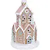 Светодиодная статуэтка Gingerbread house 20х20х32 см BonaDi Разноцветный DP232296