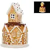 Светодиодная елочная игрушка BonaDi Gingerbread House 11.5х17 см Разноцветный DP232306