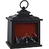 Светодиодный камин BonaDi Black&Fire 12х19х17 см Черно-красный DP232328