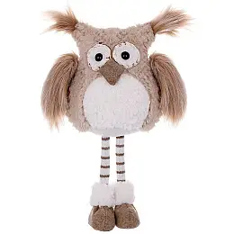 Декоративная игрушка Owl in stockings 41 см BonaDi Разноцветный DP232374