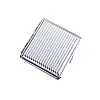 Пластиковый портсигар Champ High Stripe на 20 стандартных сигарет Серебристый (40519062SL)