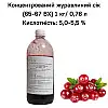 Концентрированный сок Eva Клюквенный 1 кг/0,76 л