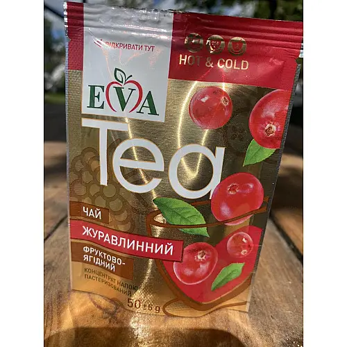 Джем Чай Eva Фруктово-Ягодный Клюквенный 12 шт