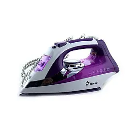 Утюг Domotec MS 2201 2200W керамічна підошва Біло-фіолетовий (006982)