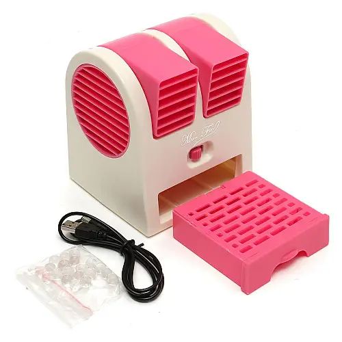 Мини-кондиционер вентилятор Mini Fan UKC HB-168 ARCTIC AIR COOLER Розовый (200719)