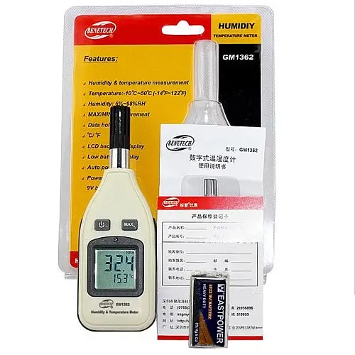 Термогігрометр 0-100%, -30-70°C BENETECH GM1362