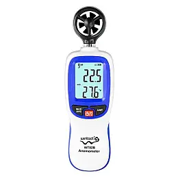 Анемометр крильчатий Bluetooth 0,3-30 м/с, -10-45°C WINTACT WT82B
