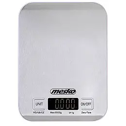 Весы кухонные Mesko MS 3169 white 15х2,5х18,5 см Белый