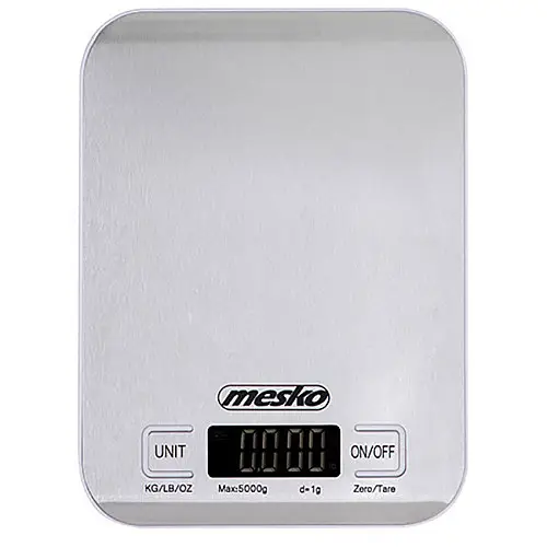 Весы кухонные Mesko MS 3169 white 15х2,5х18,5 см Белый