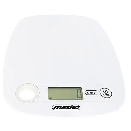 Электронные весы кухонные Mesko MS 3159 white
