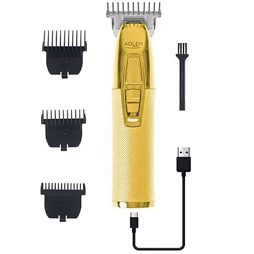 Триммер для бороды и стрижки волос Adler AD 2836g золотистый