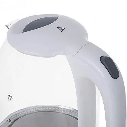 Чайник електричний скляний 1.7 л Mesko MS 1302w Білий