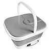 Массажер-ванночка для ног RIAS Footbath Massager RF-368Z складная 5L White-Grey (3_04549)
