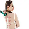 Антицеллюлитный вакуумный массажер RIAS Cupping Massage Instrument с инфракрасным нагреванием Green
