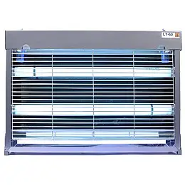 Уничтожувач комах двосторонній з клейким папером Pomel DUO LT-60 350х470 х120 мм Сірий
