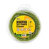 Леска для триммера безшумна SPIRAL SQUARE 2.70 мм 107 м (блістер) двоколірна MASTERTOOL
