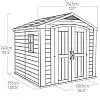 Садовый пластиковый домик FACTOR 8x8 Keter