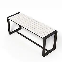 Скамейка I loft you 50х50х140 см Біла (2143968239)