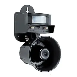 Отпугиватель птахів звуковий LS-2001 110х170х130 мм Чорний