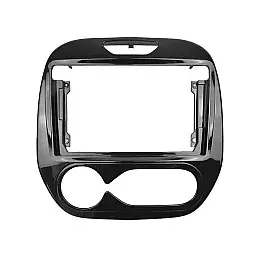 Переходна рамка Lesko 9" для автомобіля RENAULT Captur 2008 RE 028N Auto AC Чорний (6538-22663)