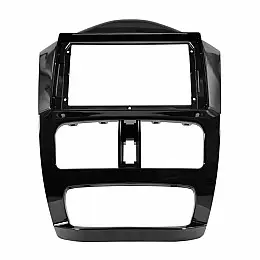Переходна рамка для автомобілів Lesko 9" Chevrolet Spark / Daewoo Matiz 2010-2013 рр. F-6549 Чорна