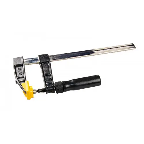 Струбцина столярна MASTERTOOL тип "F" 300х120 мм 3200Н дерев'яна ручка DIN5117 07-0004