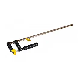 Струбцина столярна MASTERTOOL тип "F" 800х120 мм 3200Н дерев'яна ручка DIN5117 07-0006