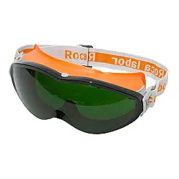 Защитные очки RIAS Roca Labor антизапотевающие Зеленые линзы (3_01577)