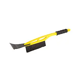 Щітка автомобільна зі скребком 175*10 мм L 520 мм жовта MASTERTOOL GM (84-0003)