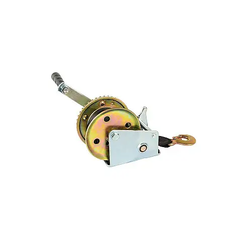 Лебідка барабанна тягове зусилля 454 кг ремінь 8 м MASTERTOOL GM (86-8245)
